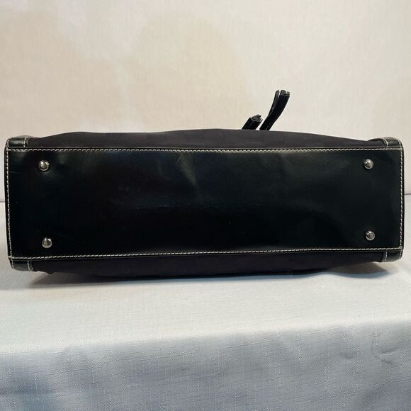 BLACK TOTE BAG by HIROSHIMA - PREVIOUSLY LOVED - Picture 6 of 11